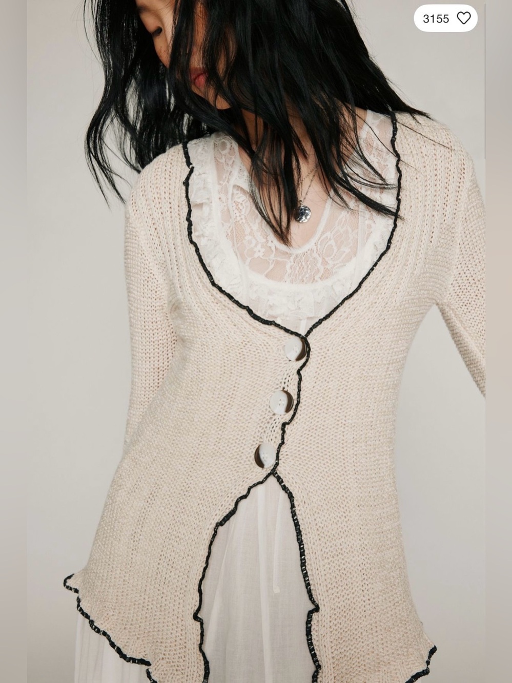 Urban Outfitters Kimchi Blue Joel Longline Cardigan S